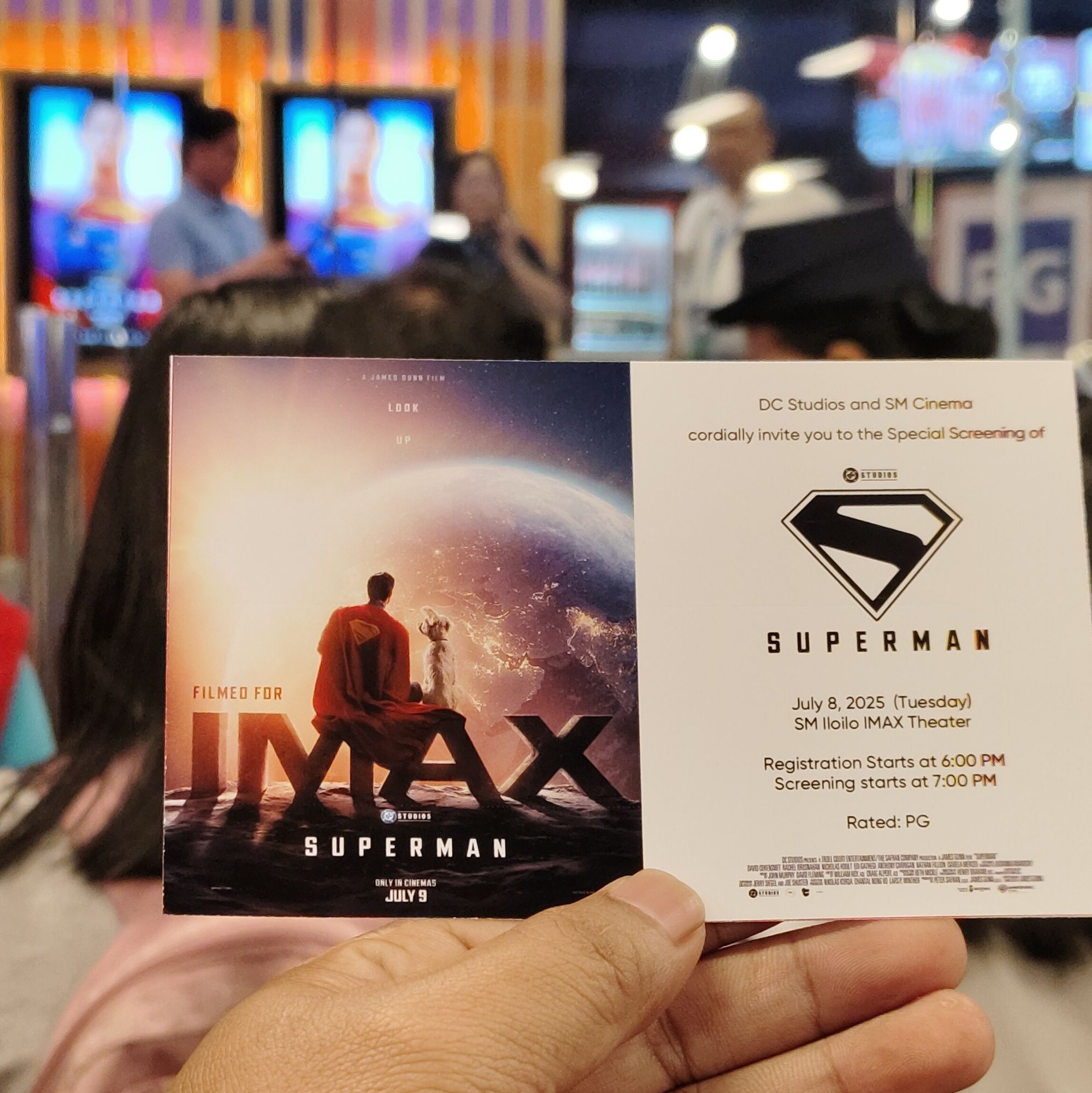 Watching Superman 2025 by DC at SM City Iloilo Imax