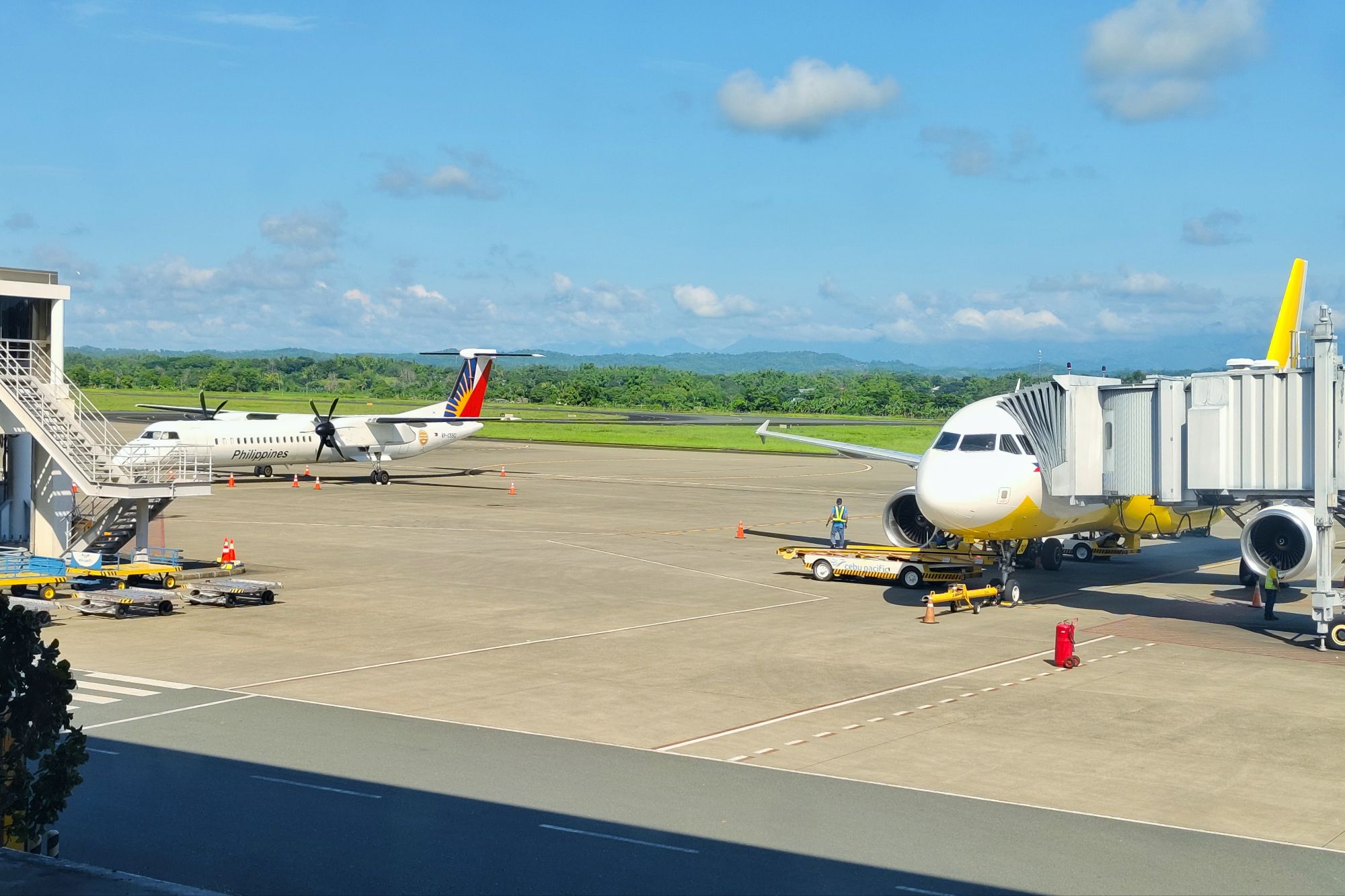 Cebu Pacific and Philippine Airlines at Iloilo International Airport