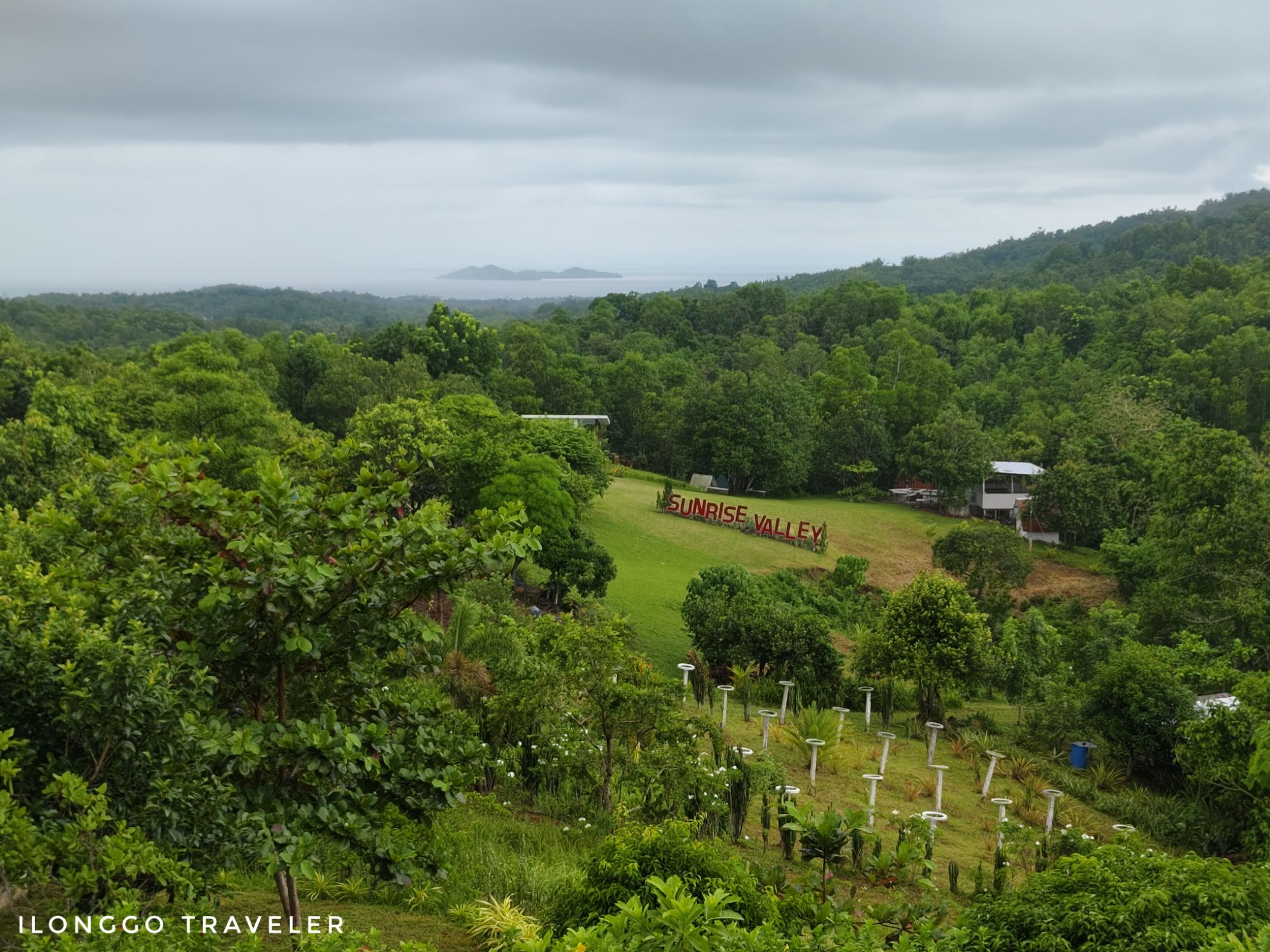 Sunrise view from Sunrise Valley Oceanview Resort in Guimaras overlooking Sibunag and Negros Island
