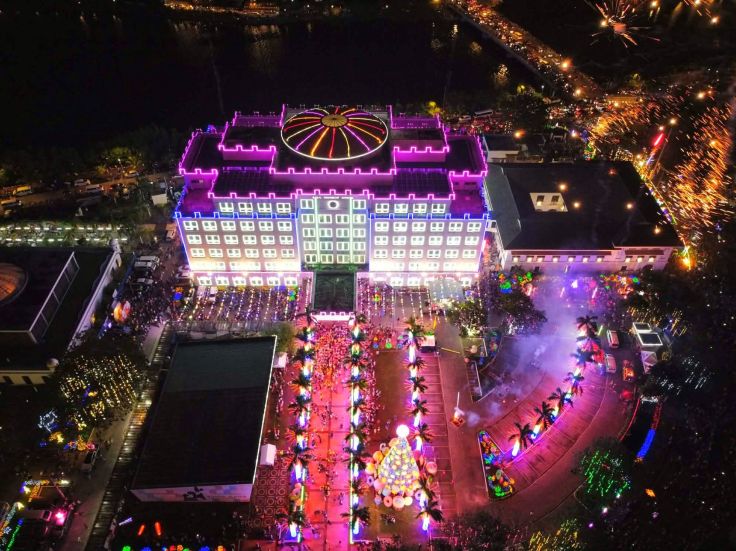 Aerial view of Iloilo Provincial capitol