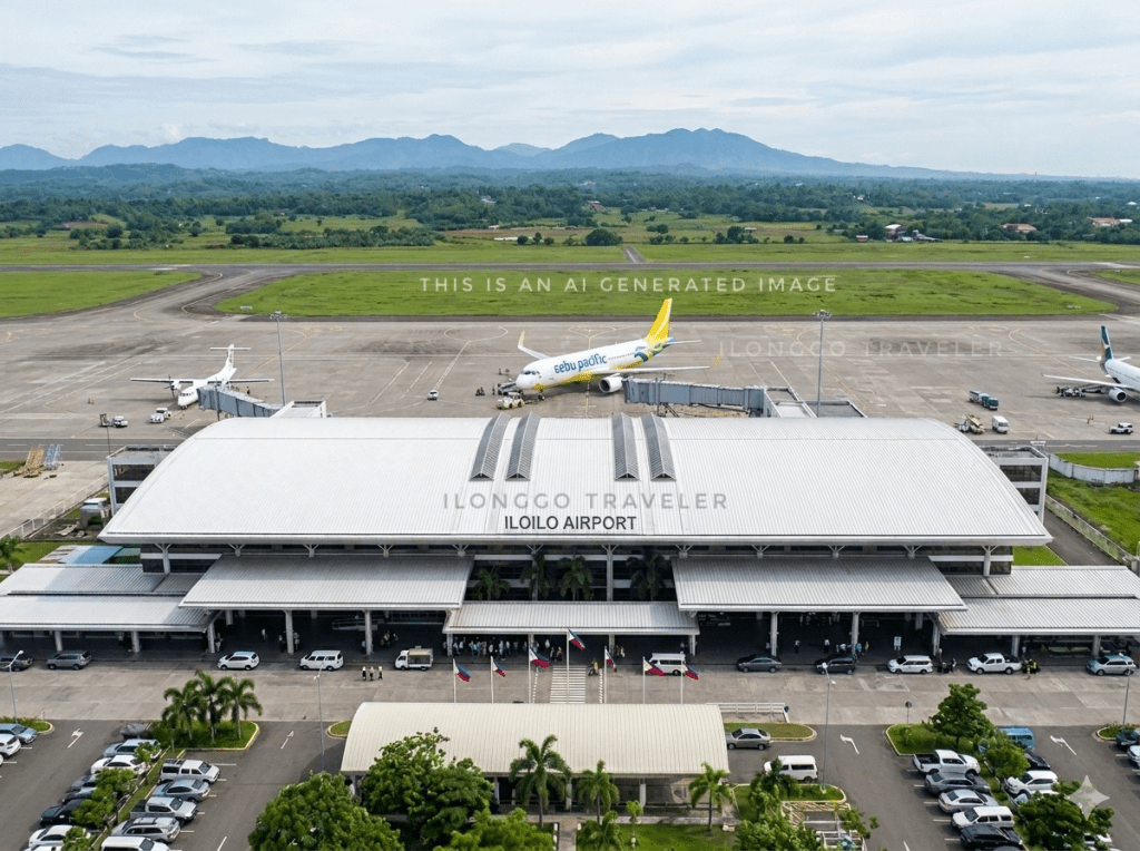 Cebu Pacific airplane at Iloilo International Airport, March 2026