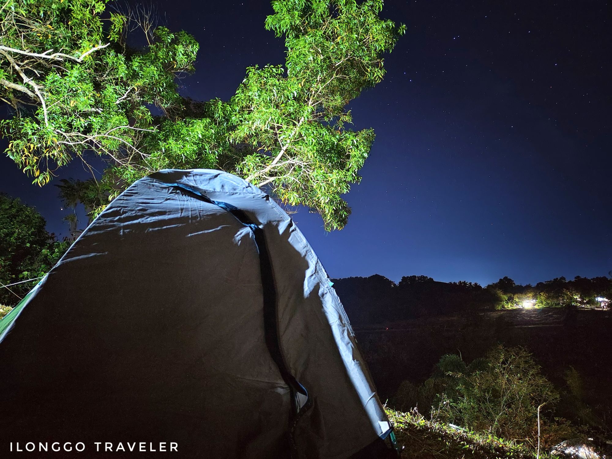 Camping under the stars in San Rafael Iloilo Camping at night under the stars at Alawihaw Eco Farm San Rafael Iloilo Philippines